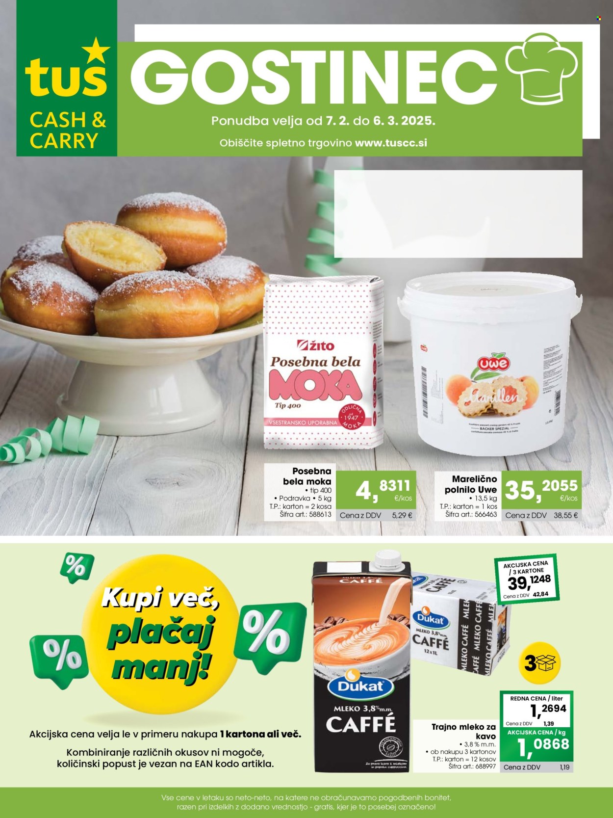 Tuš Cash & Carry katalog - 7.2.2025 - 6.3.2025. Stran 1