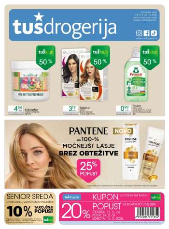 Tuš Drogeria katalog - 12.2.2025 - 1.3.2025.