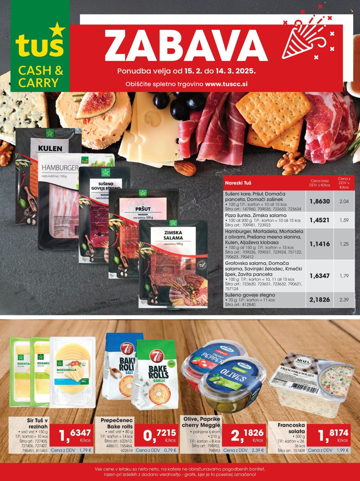 Tuš Cash & Carry katalog - 15.2.2025 - 14.3.2025. Stran 1