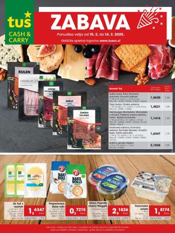 Tuš Cash & Carry katalog - 15.2.2025 - 14.3.2025.