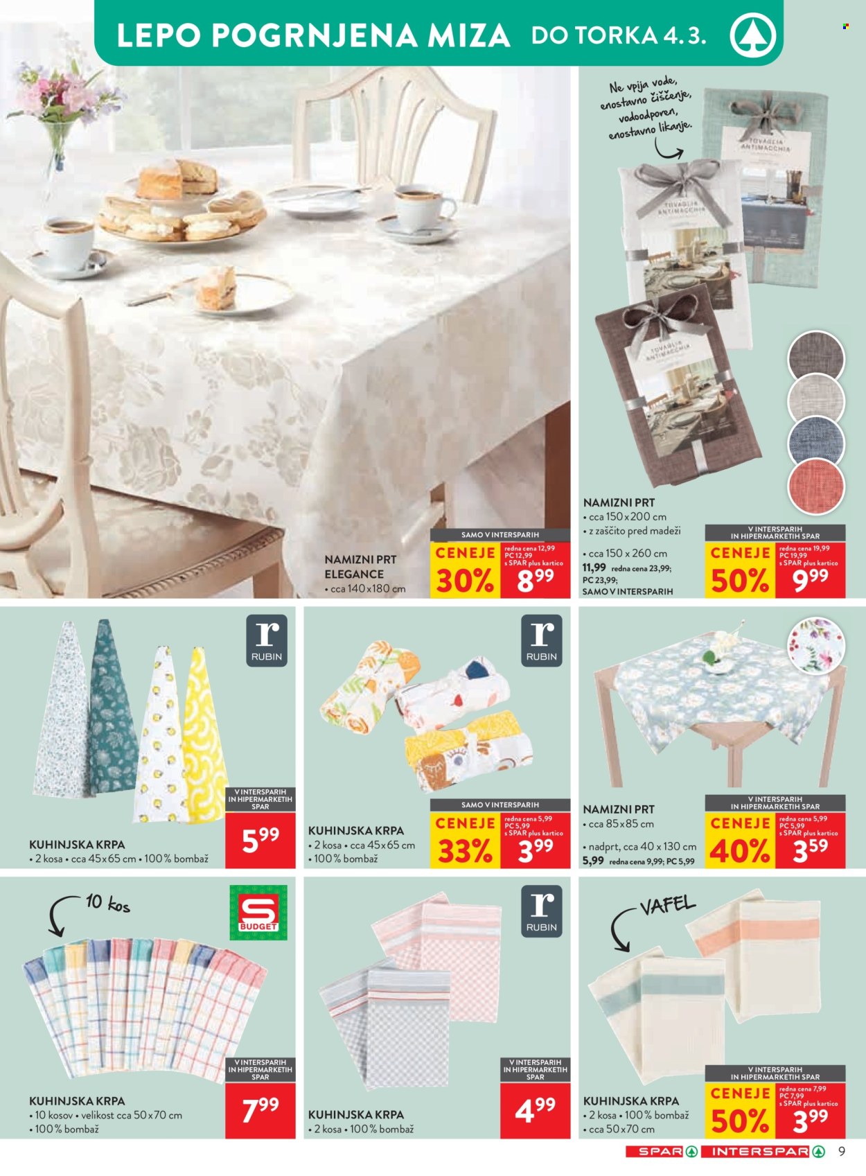 SPAR katalog - 19.2.2025 - 4.3.2025. Stran 9