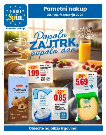EuroSpin katalog - 20.2.2025 - 26.2.2025.