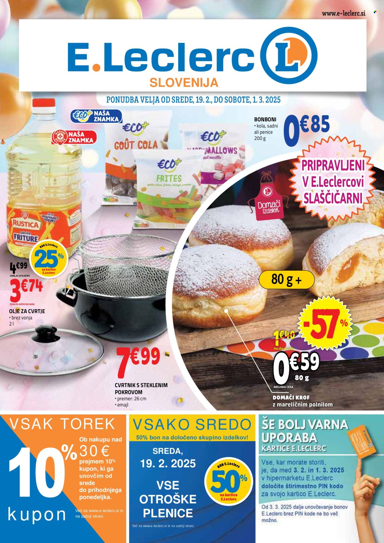 E.Leclerc katalog - 19.2.2025 - 1.3.2025. Stran 1
