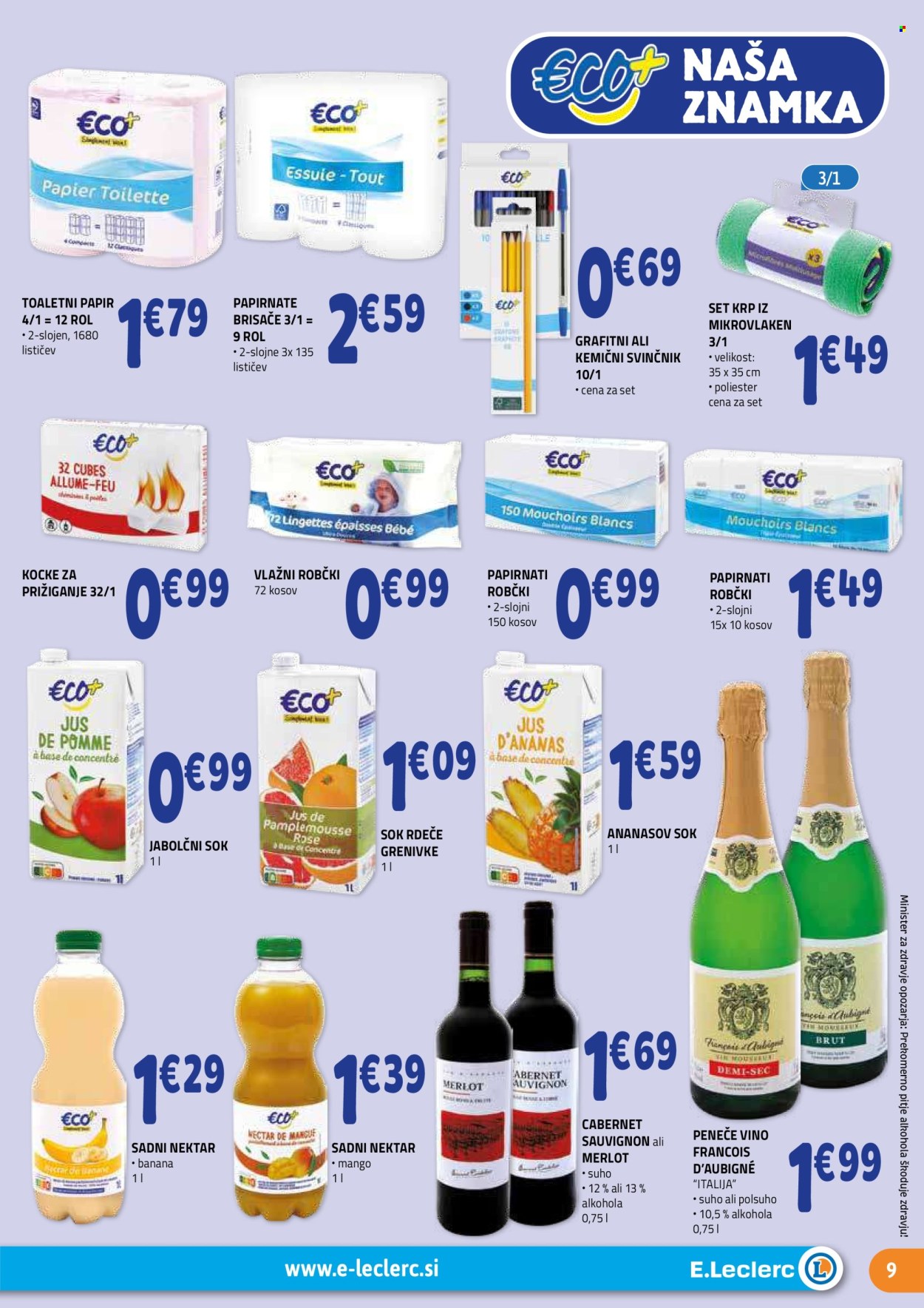 E.Leclerc katalog - 19.2.2025 - 1.3.2025. Stran 9