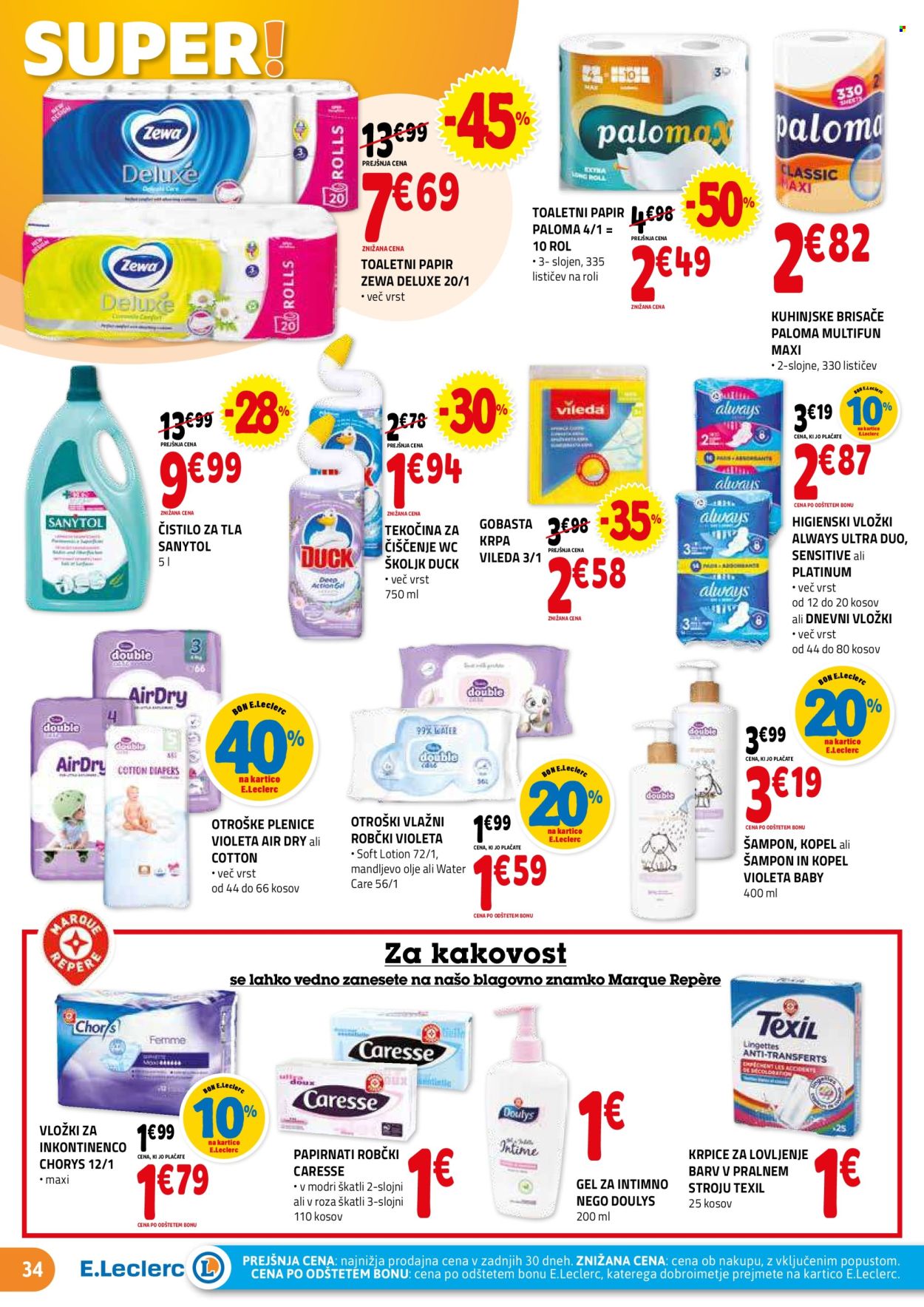 E.Leclerc katalog - 19.2.2025 - 1.3.2025. Stran 34