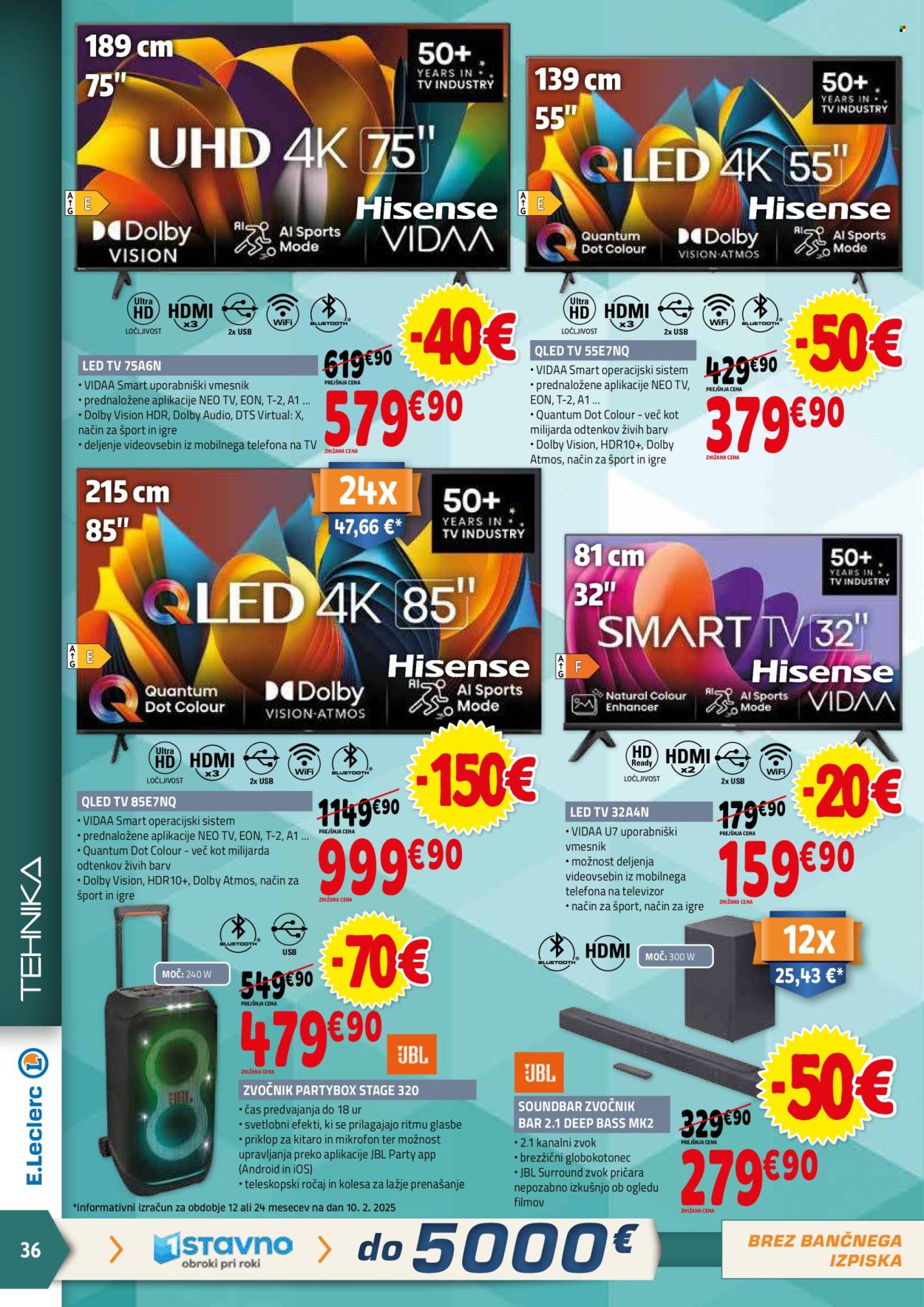 E.Leclerc katalog - 19.2.2025 - 1.3.2025. Stran 36