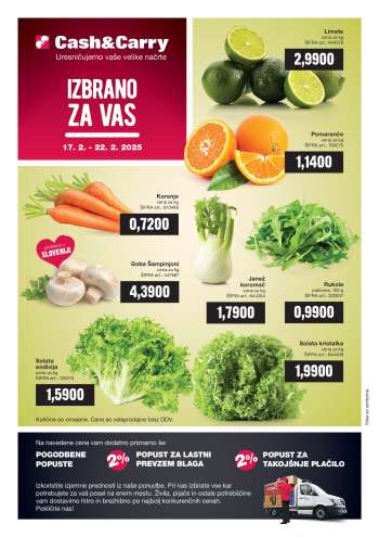 Mercator Cash & Carry katalog - 17.2.2025 - 22.2.2025.
