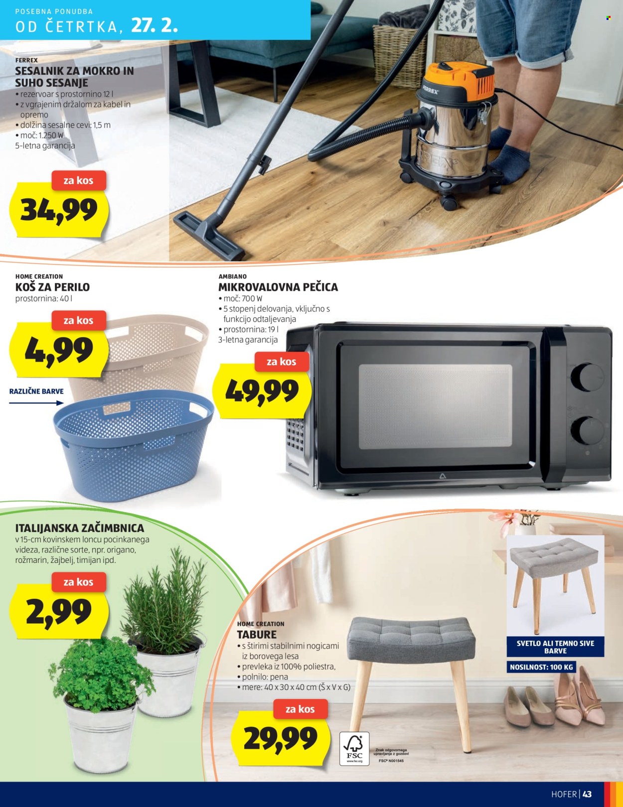 Hofer katalog - 20.2.2025 - 1.3.2025. Stran 43
