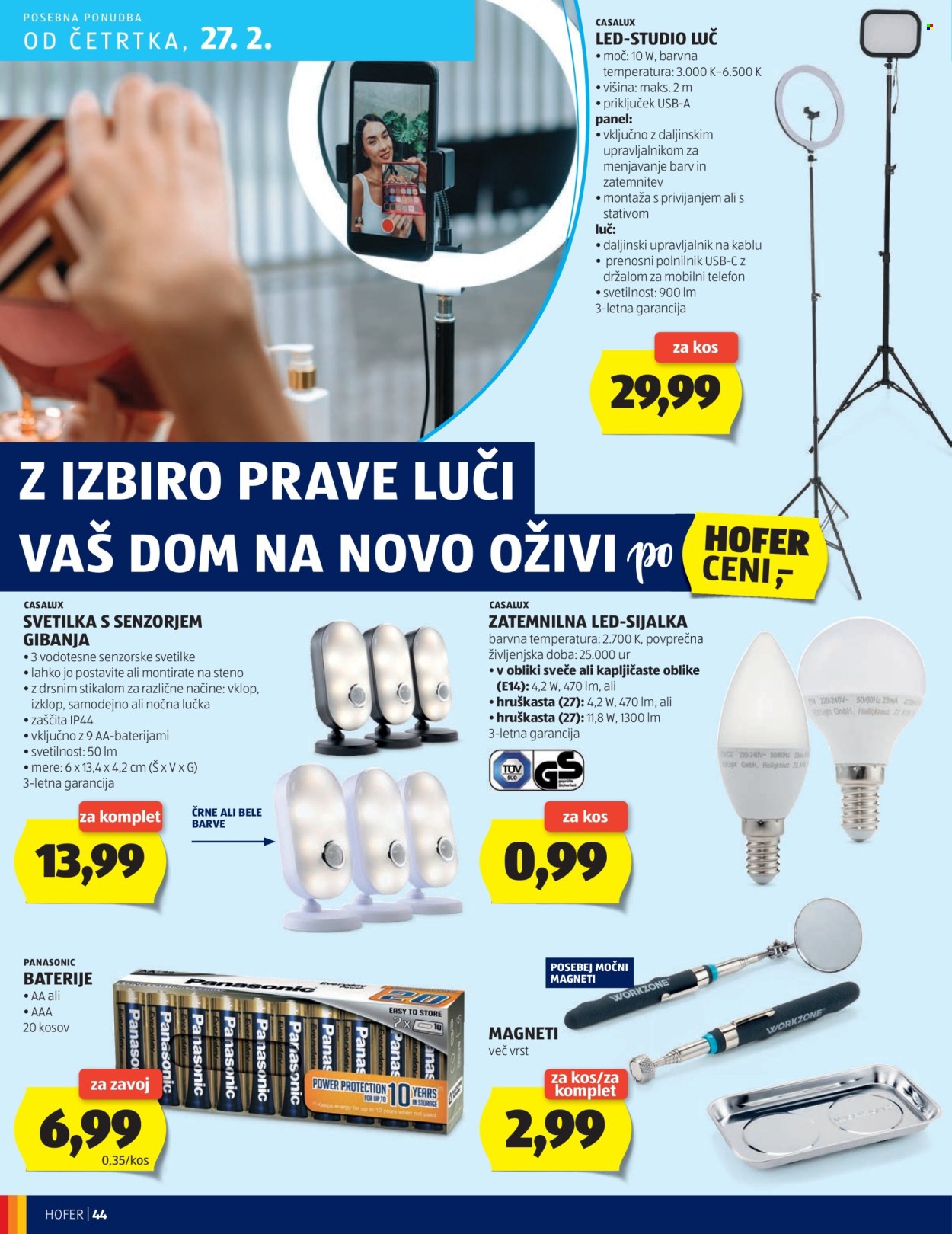 Hofer katalog - 20.2.2025 - 1.3.2025. Stran 44