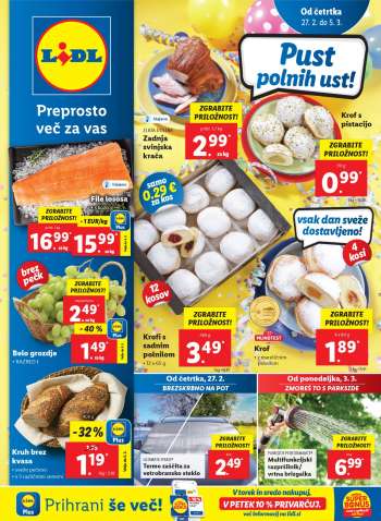 Lidl katalog - 27.2.2025 - 5.3.2025.