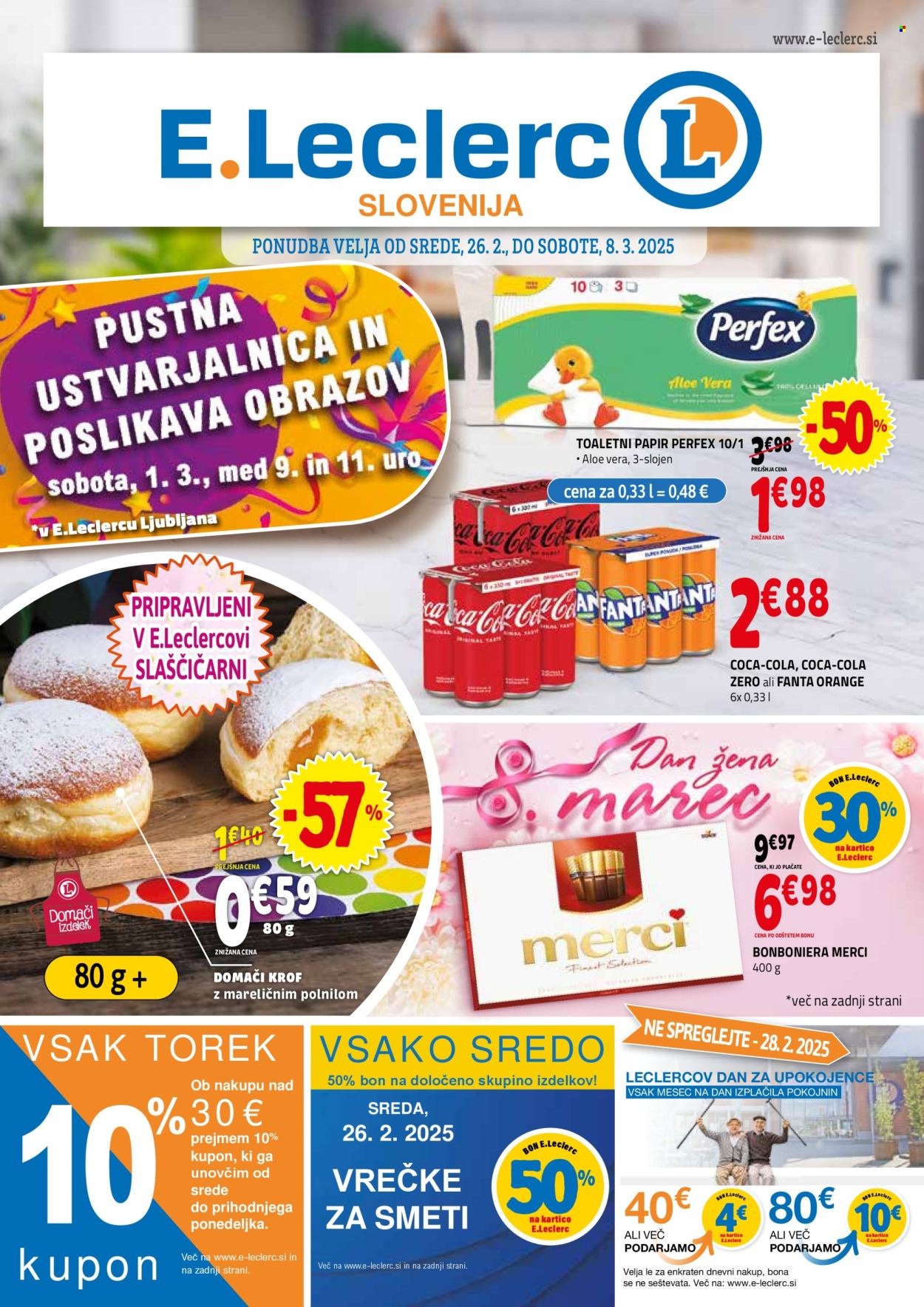 E.Leclerc katalog - 26.2.2025 - 8.3.2025. Stran 1