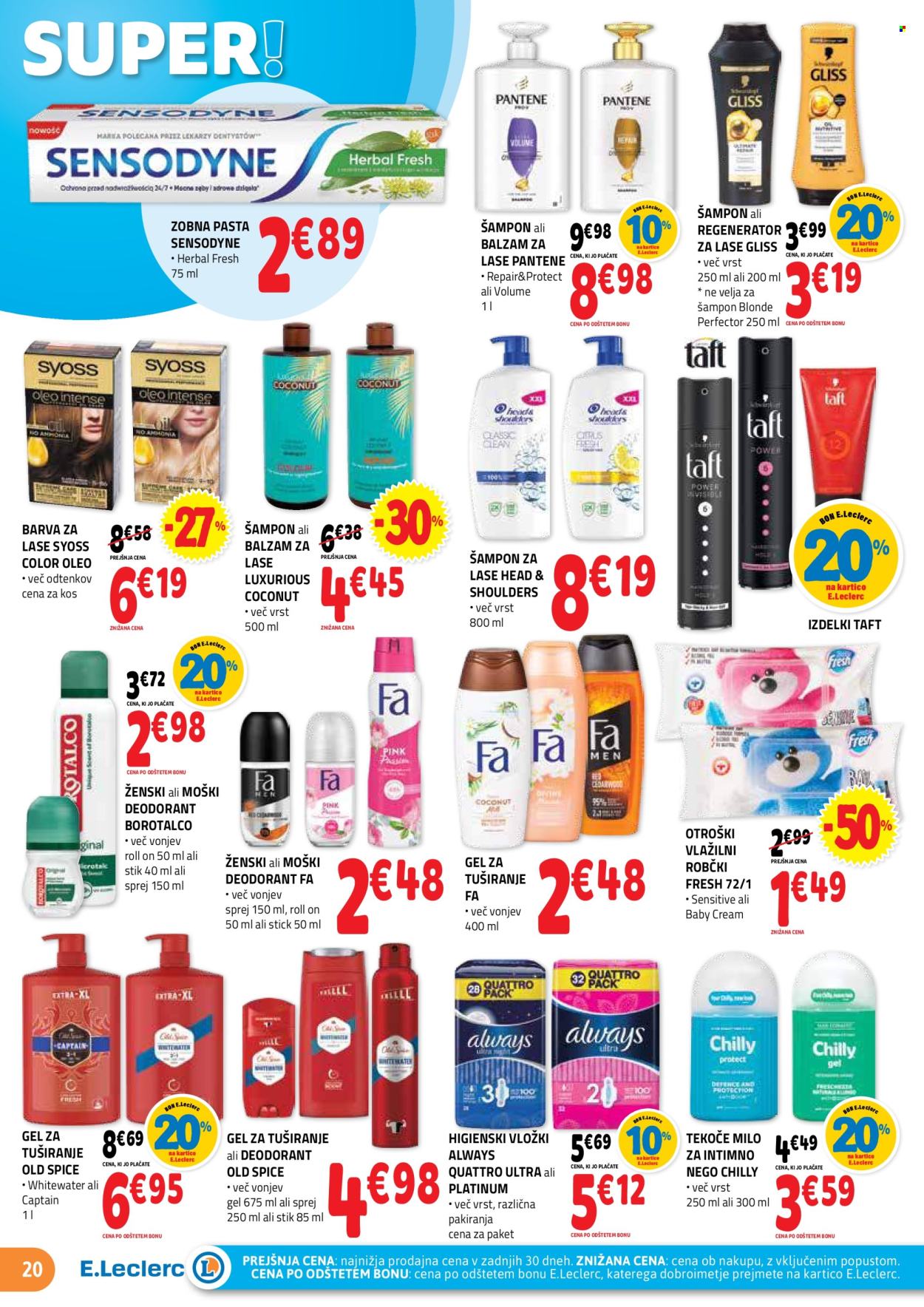 E.Leclerc katalog - 26.2.2025 - 8.3.2025. Stran 20