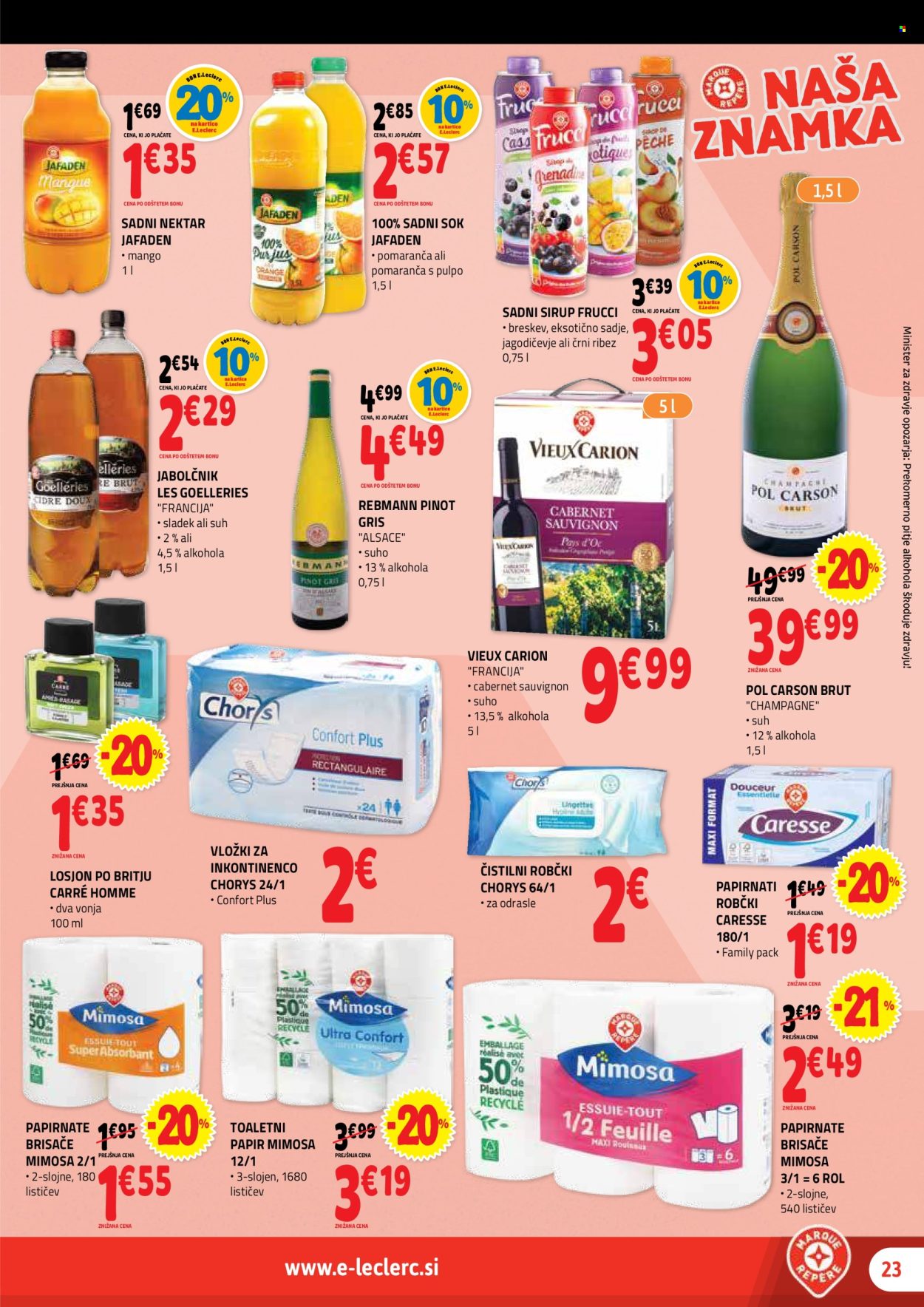E.Leclerc katalog - 26.2.2025 - 8.3.2025. Stran 23