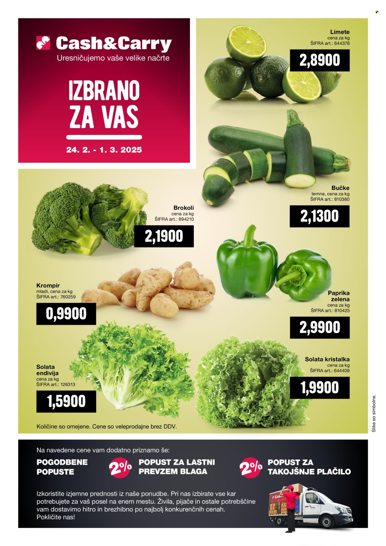 Mercator Cash & Carry katalog - 24.2.2025 - 1.3.2025. Stran 1