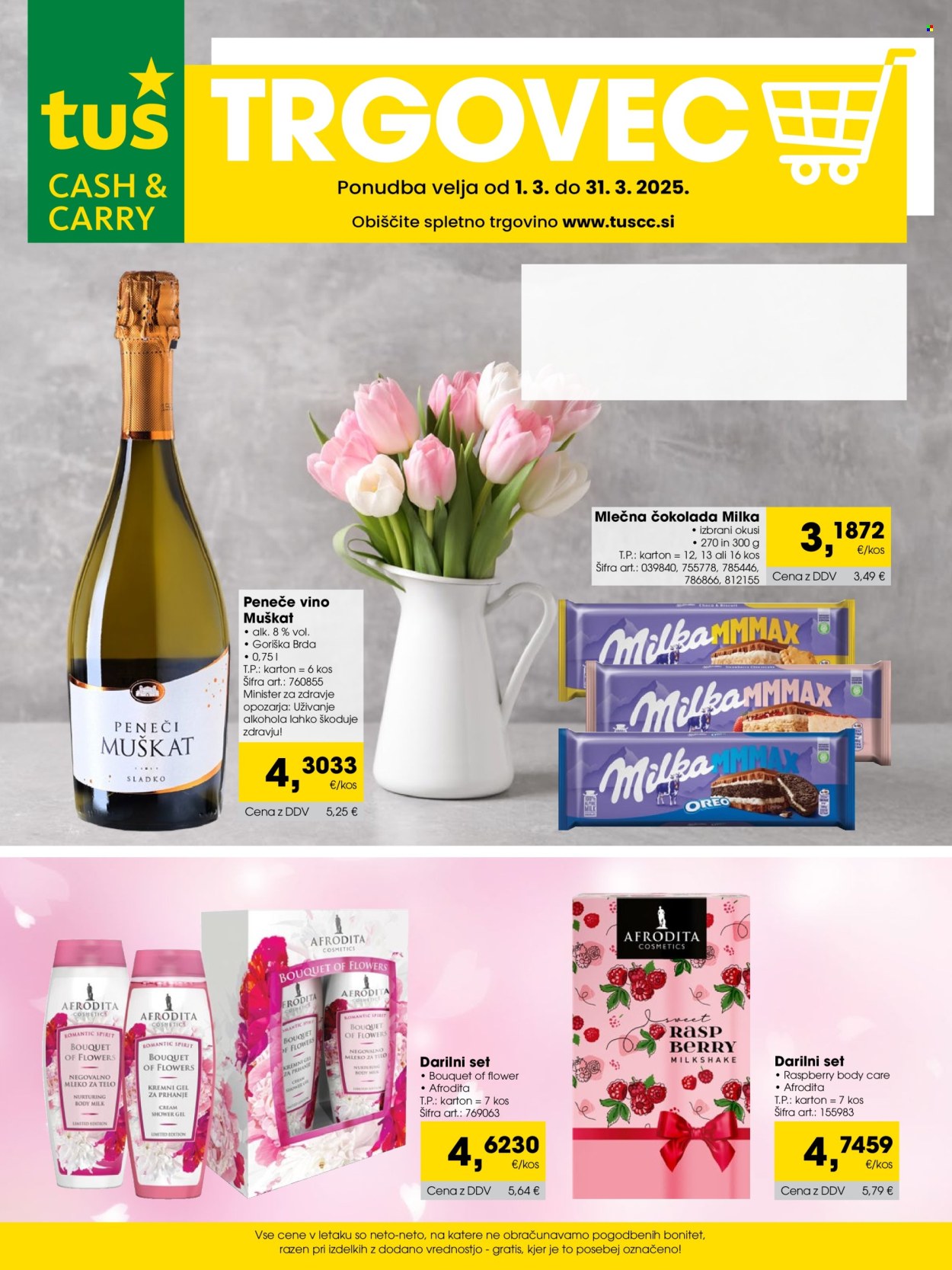 Tuš Cash & Carry katalog - 1.3.2025 - 31.3.2025. Stran 1