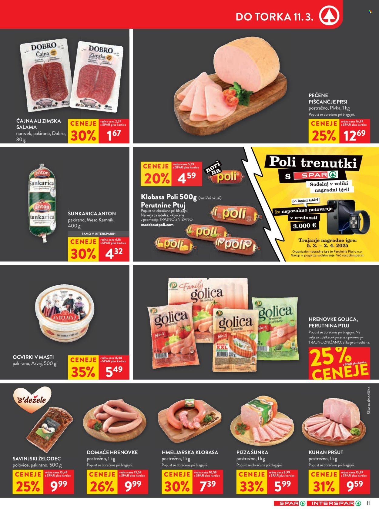 SPAR katalog - 5.3.2025 - 18.3.2025. Stran 11