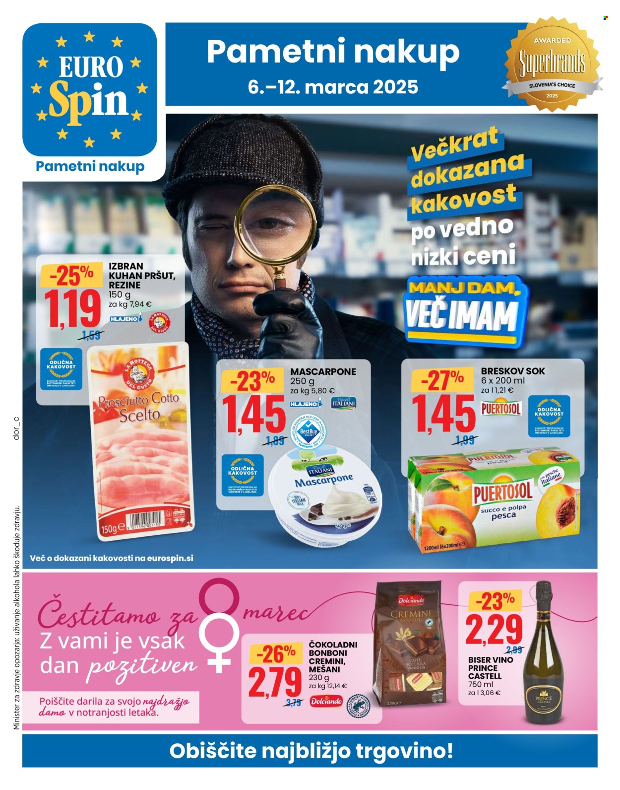 EuroSpin katalog - 6.3.2025 - 12.3.2025. Stran 1