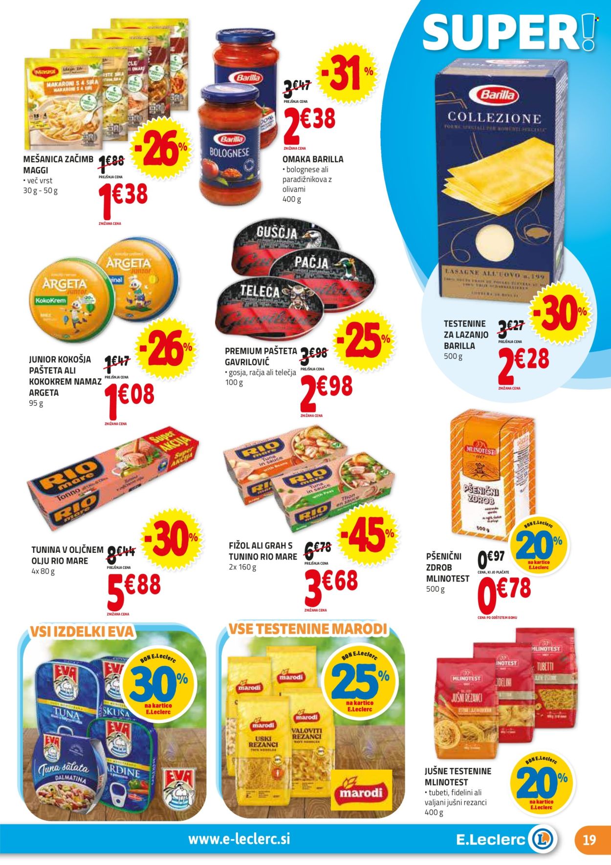 E.Leclerc katalog - 5.3.2025 - 15.3.2025. Stran 19