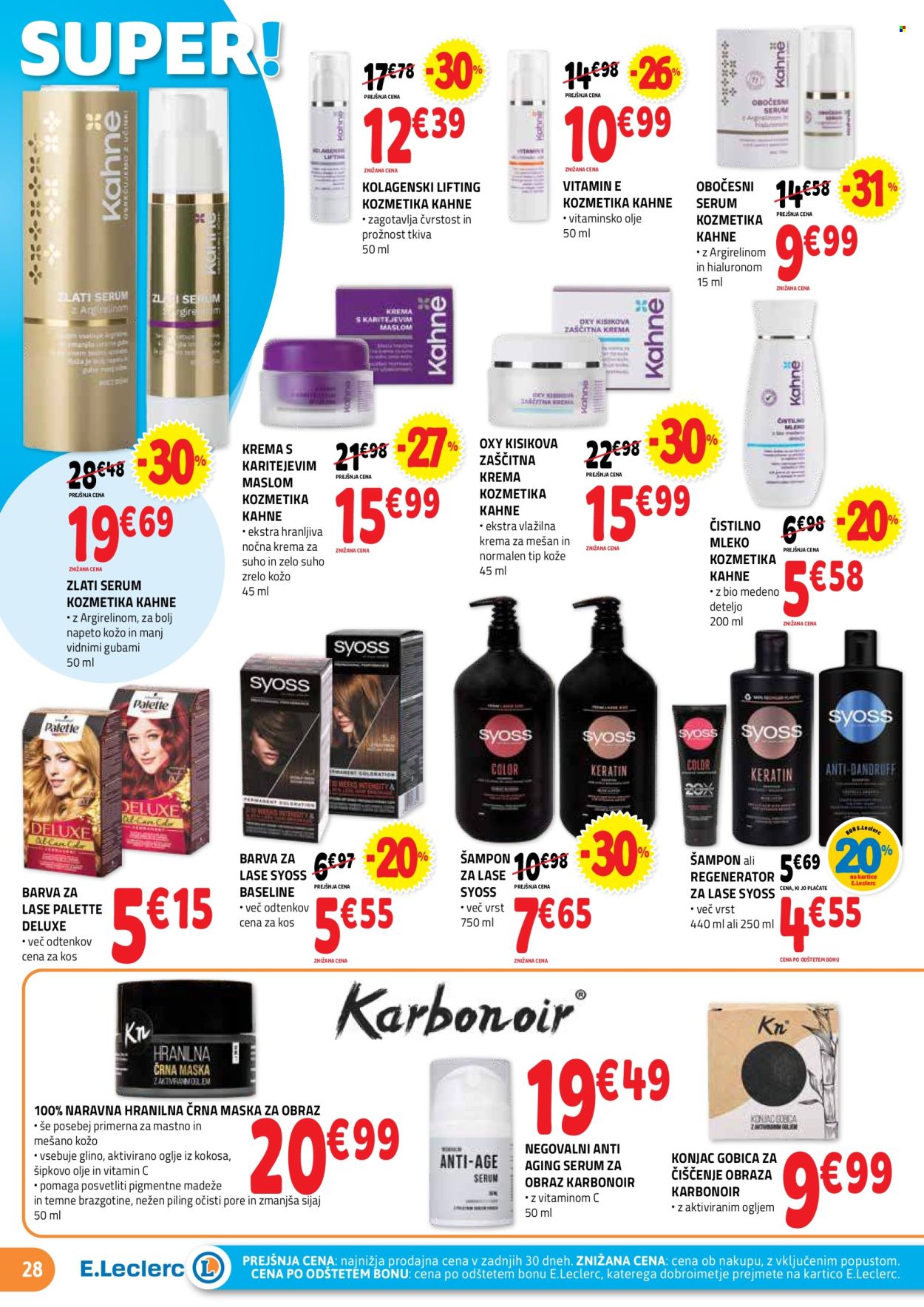 E.Leclerc katalog - 5.3.2025 - 15.3.2025. Stran 28