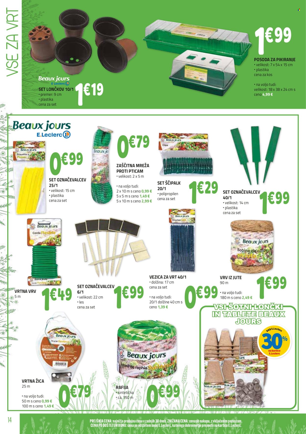 E.Leclerc katalog - 5.3.2025 - 22.3.2025. Stran 14