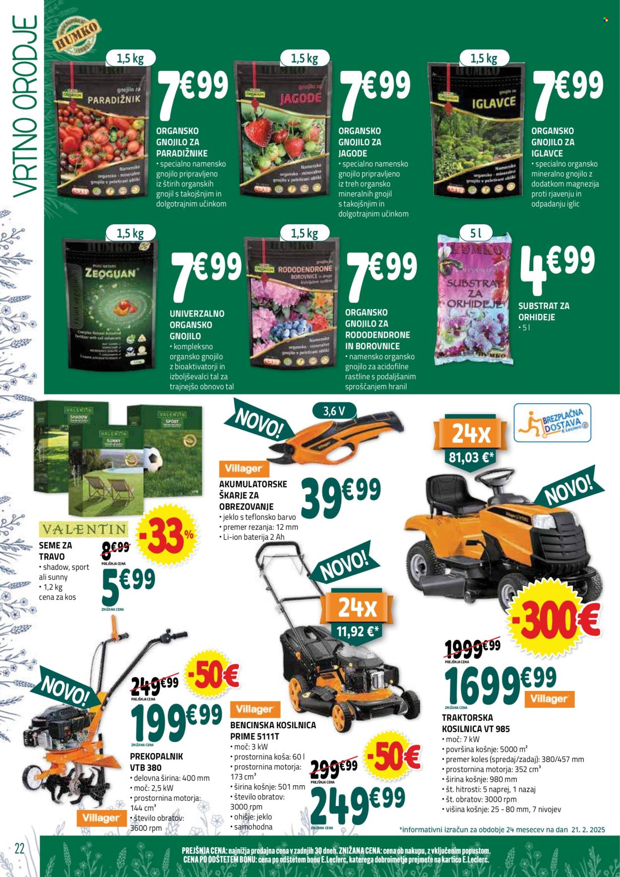 E.Leclerc katalog - 5.3.2025 - 22.3.2025. Stran 22