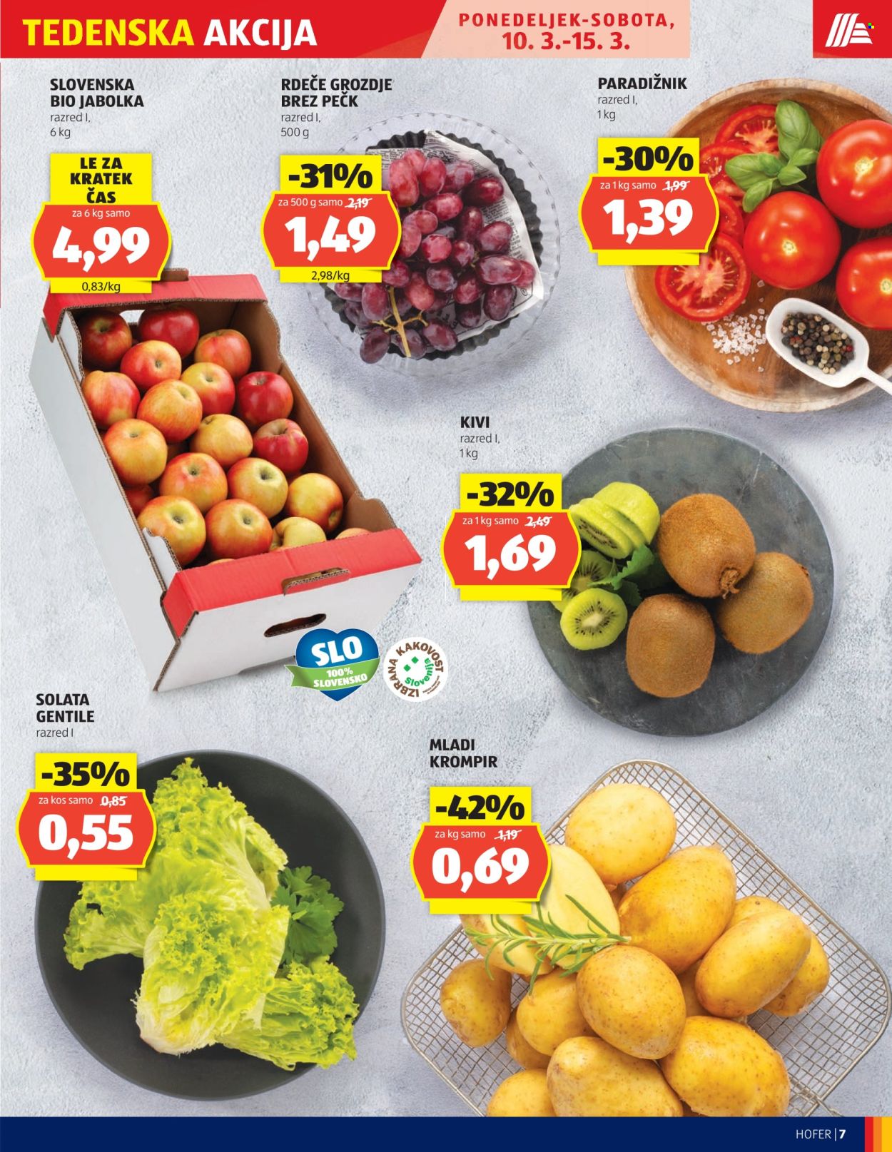 Hofer katalog - 6.3.2025 - 15.3.2025. Stran 7