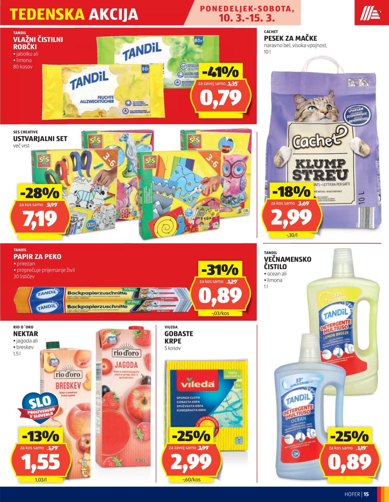 Hofer katalog - 6.3.2025 - 15.3.2025. Stran 15