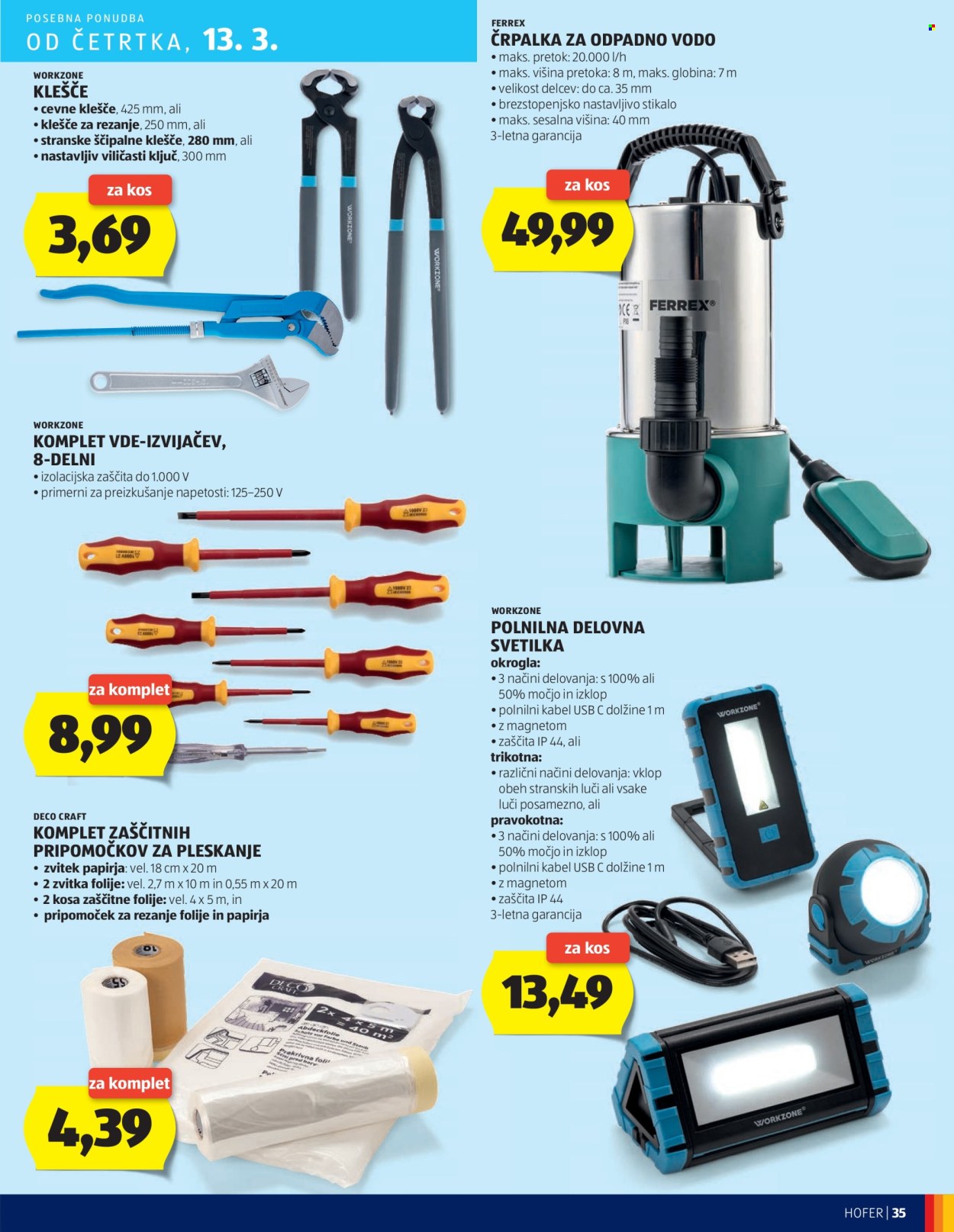 Hofer katalog - 6.3.2025 - 15.3.2025. Stran 35