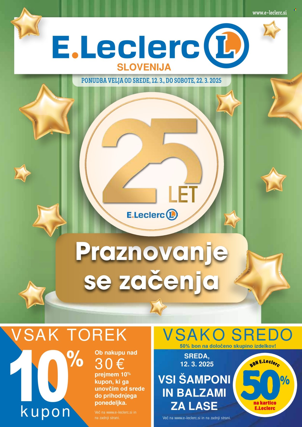 E.Leclerc katalog - 12.3.2025 - 22.3.2025. Stran 1