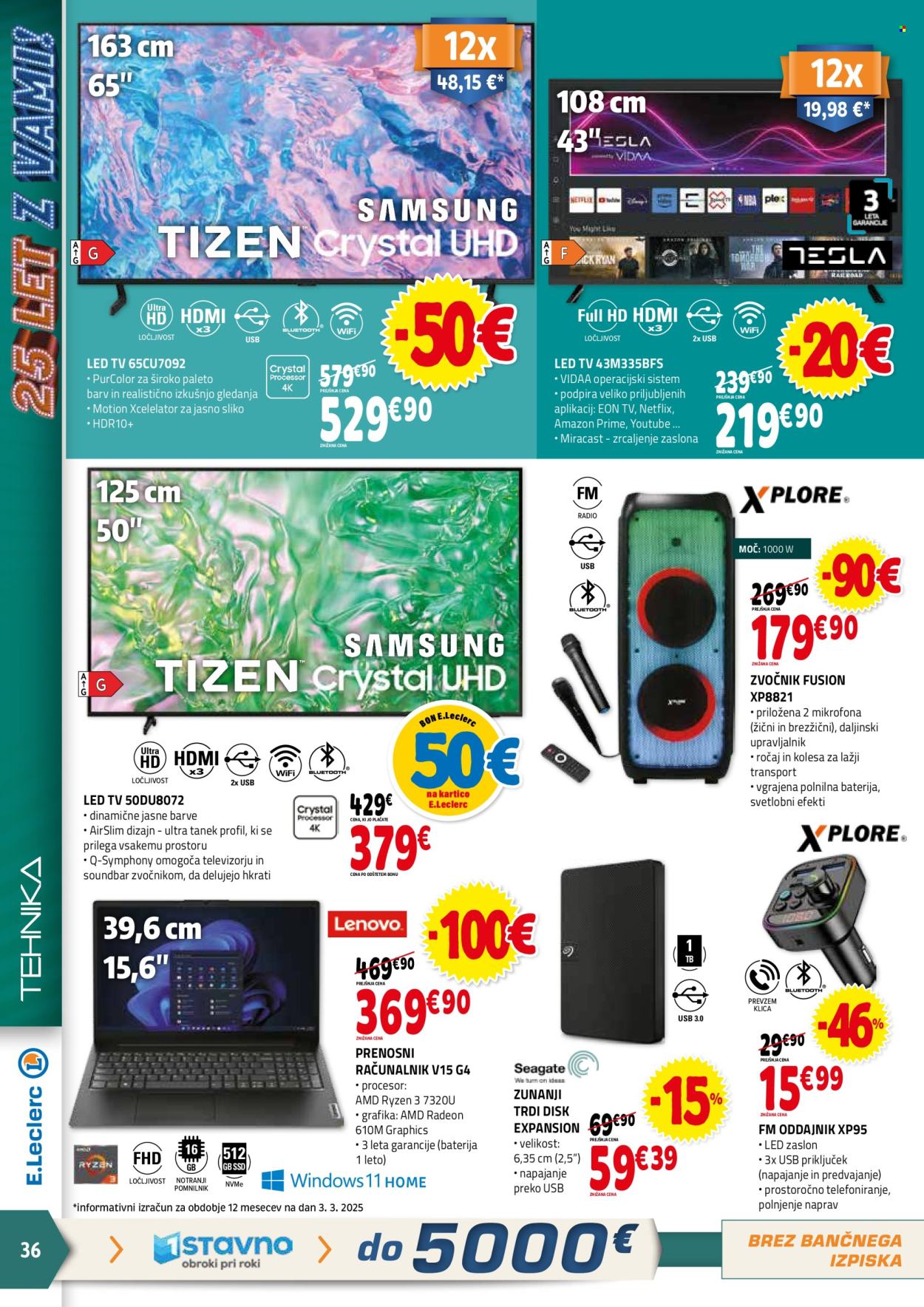 E.Leclerc katalog - 12.3.2025 - 22.3.2025. Stran 36
