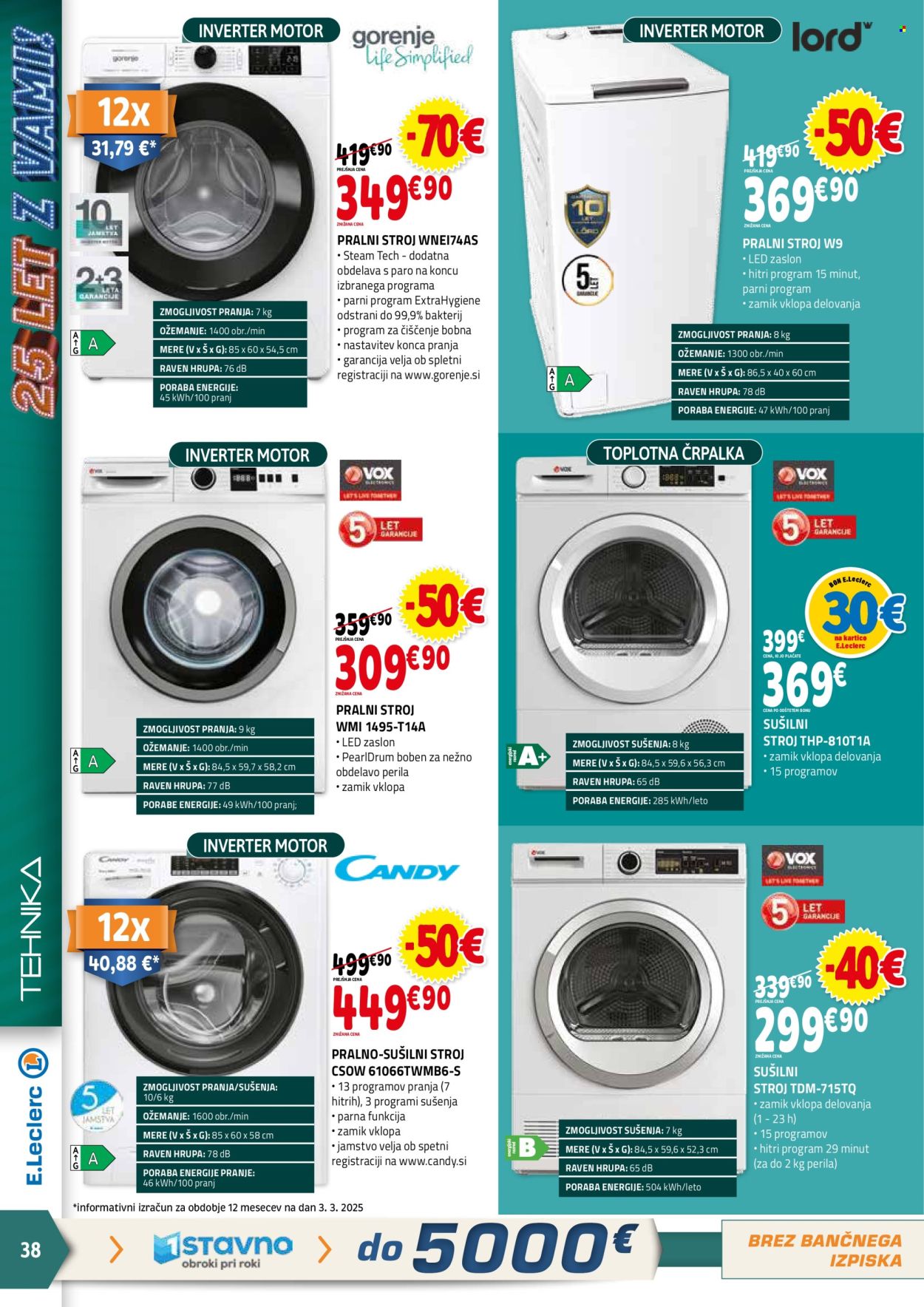 E.Leclerc katalog - 12.3.2025 - 22.3.2025. Stran 38