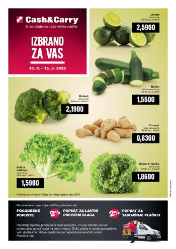 Mercator Cash & Carry katalog - 10.3.2025 - 15.3.2025.