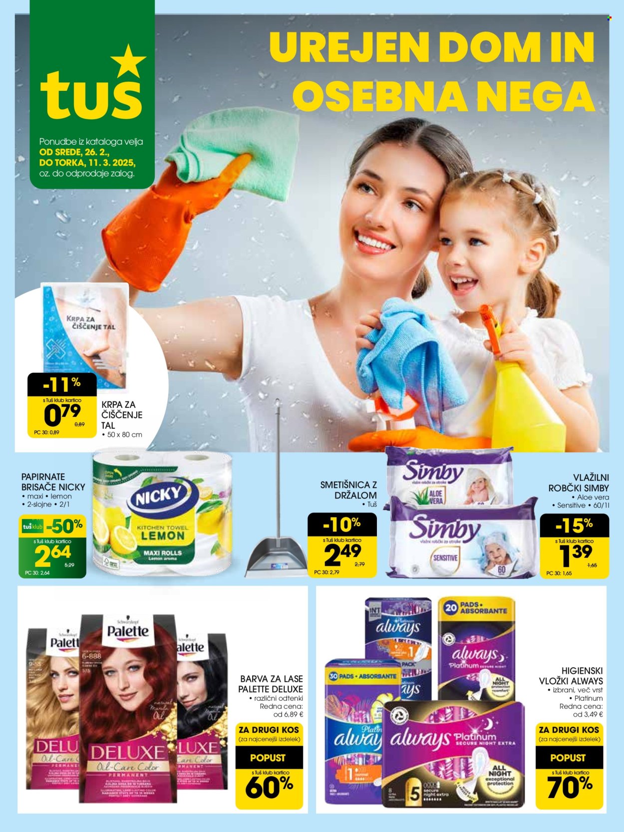 Tuš katalog - 26.2.2025 - 11.3.2025. Stran 1