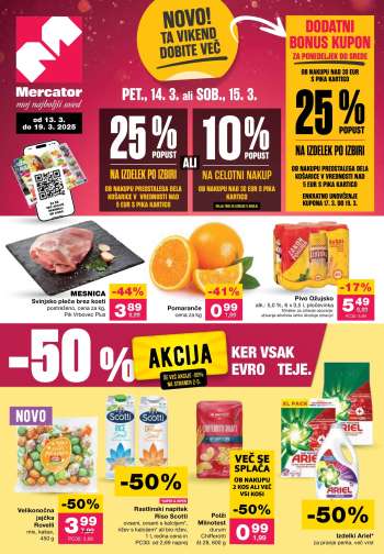 Mercator katalog - 13.3.2025 - 19.3.2025.
