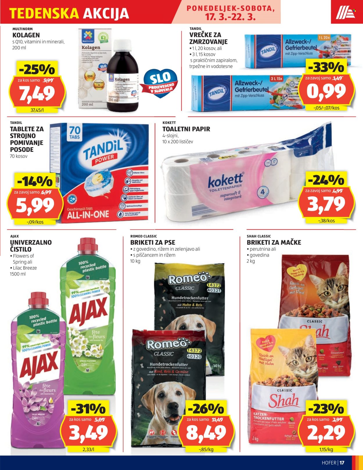 Hofer katalog - 13.3.2025 - 22.3.2025. Stran 17