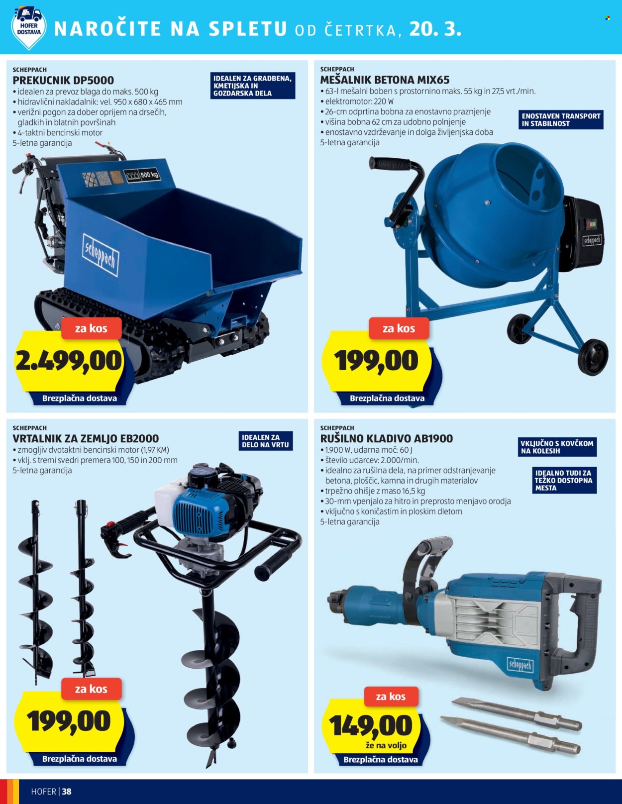 Hofer katalog - 13.3.2025 - 22.3.2025. Stran 38