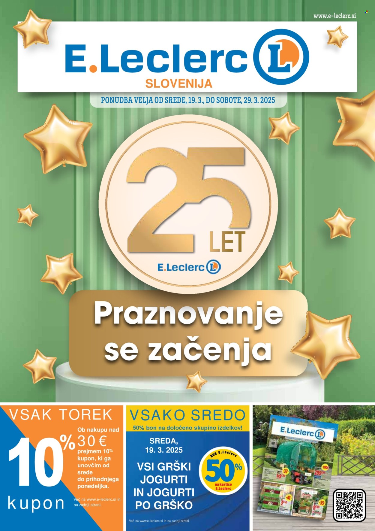 E.Leclerc katalog - 19.3.2025 - 29.3.2025. Stran 1