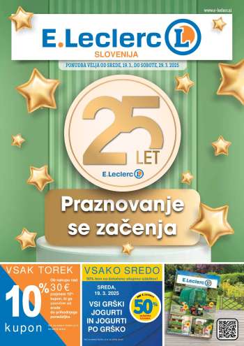 E.Leclerc katalog - 19.3.2025 - 29.3.2025.