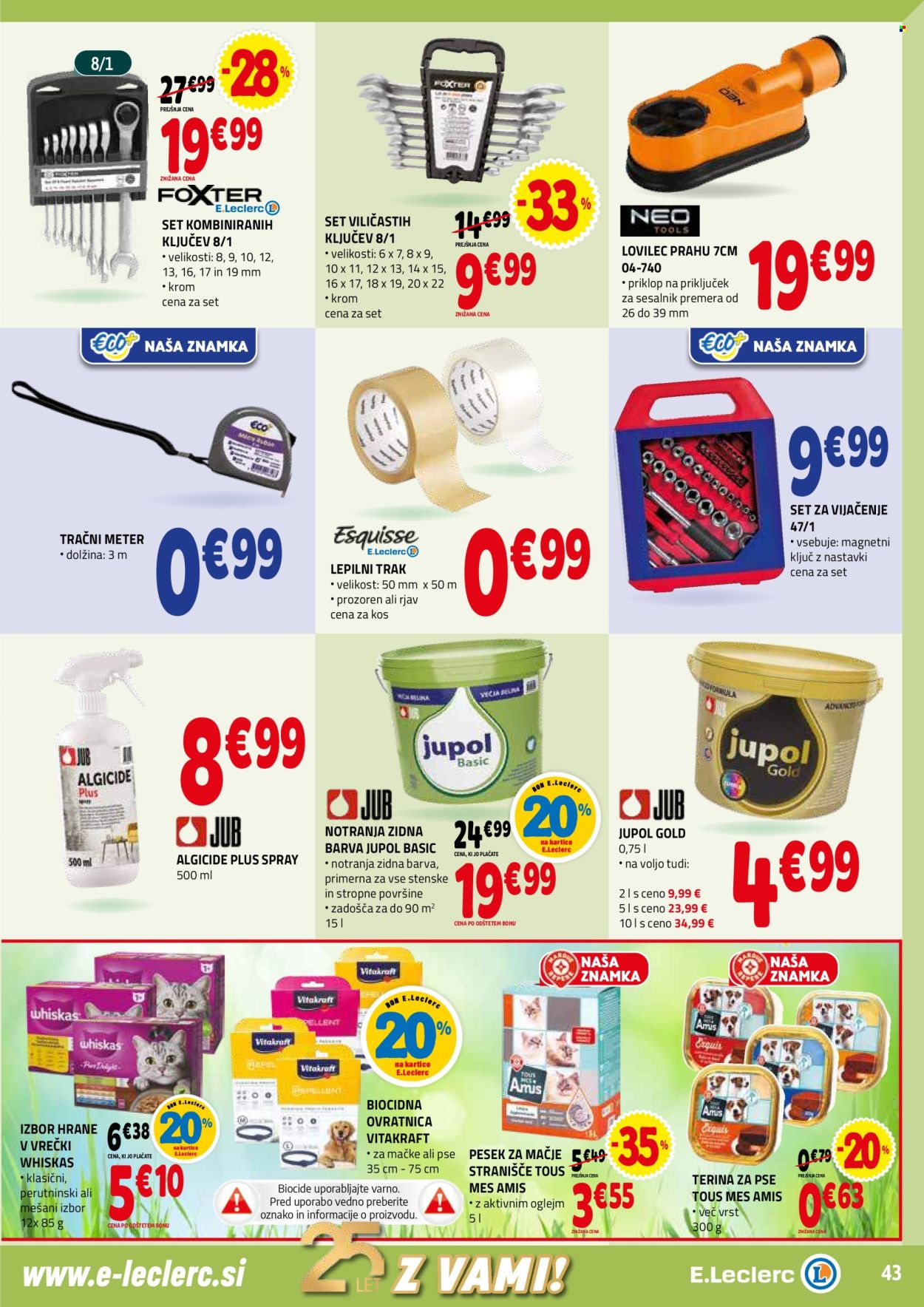 E.Leclerc katalog - 19.3.2025 - 29.3.2025. Stran 43