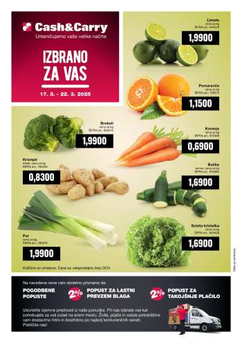 Mercator Cash & Carry katalog - 17.3.2025 - 22.3.2025.