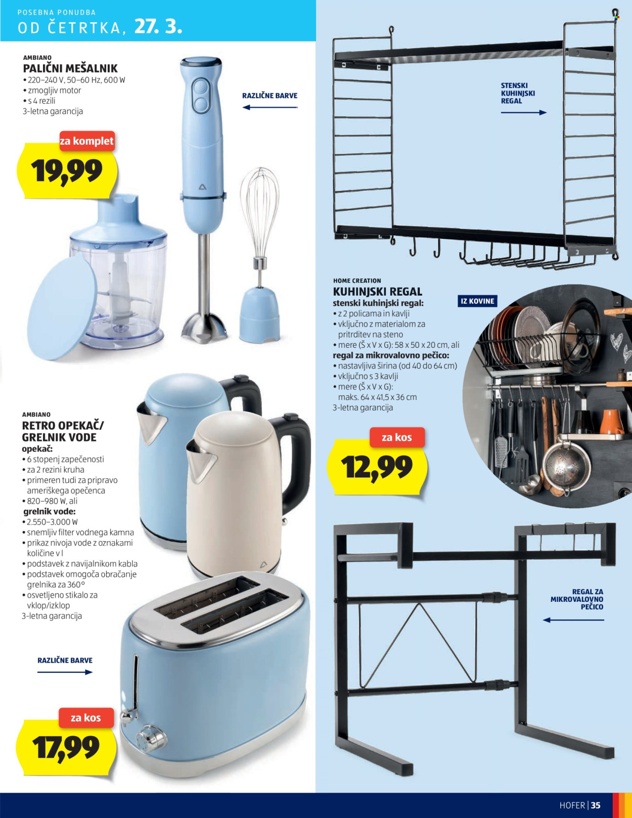Hofer katalog - 20.3.2025 - 29.3.2025. Stran 35