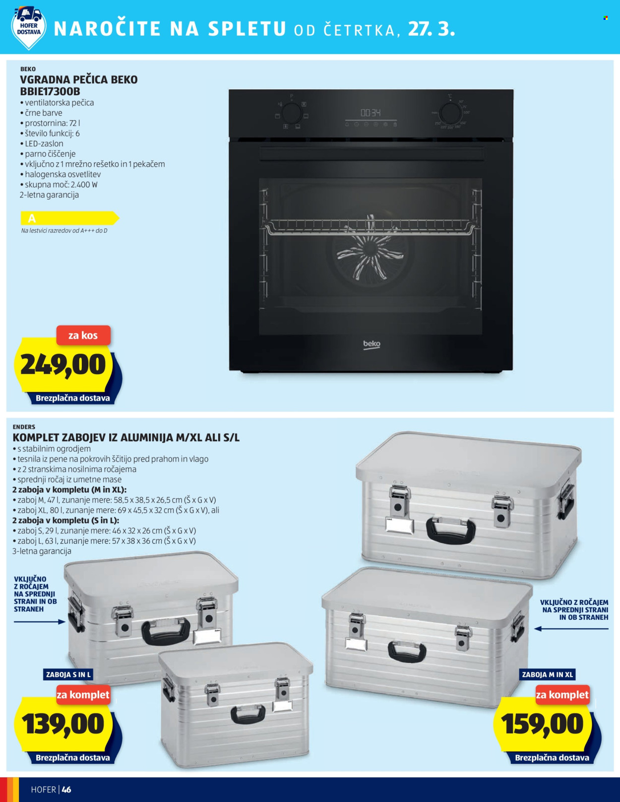 Hofer katalog - 20.3.2025 - 29.3.2025. Stran 46