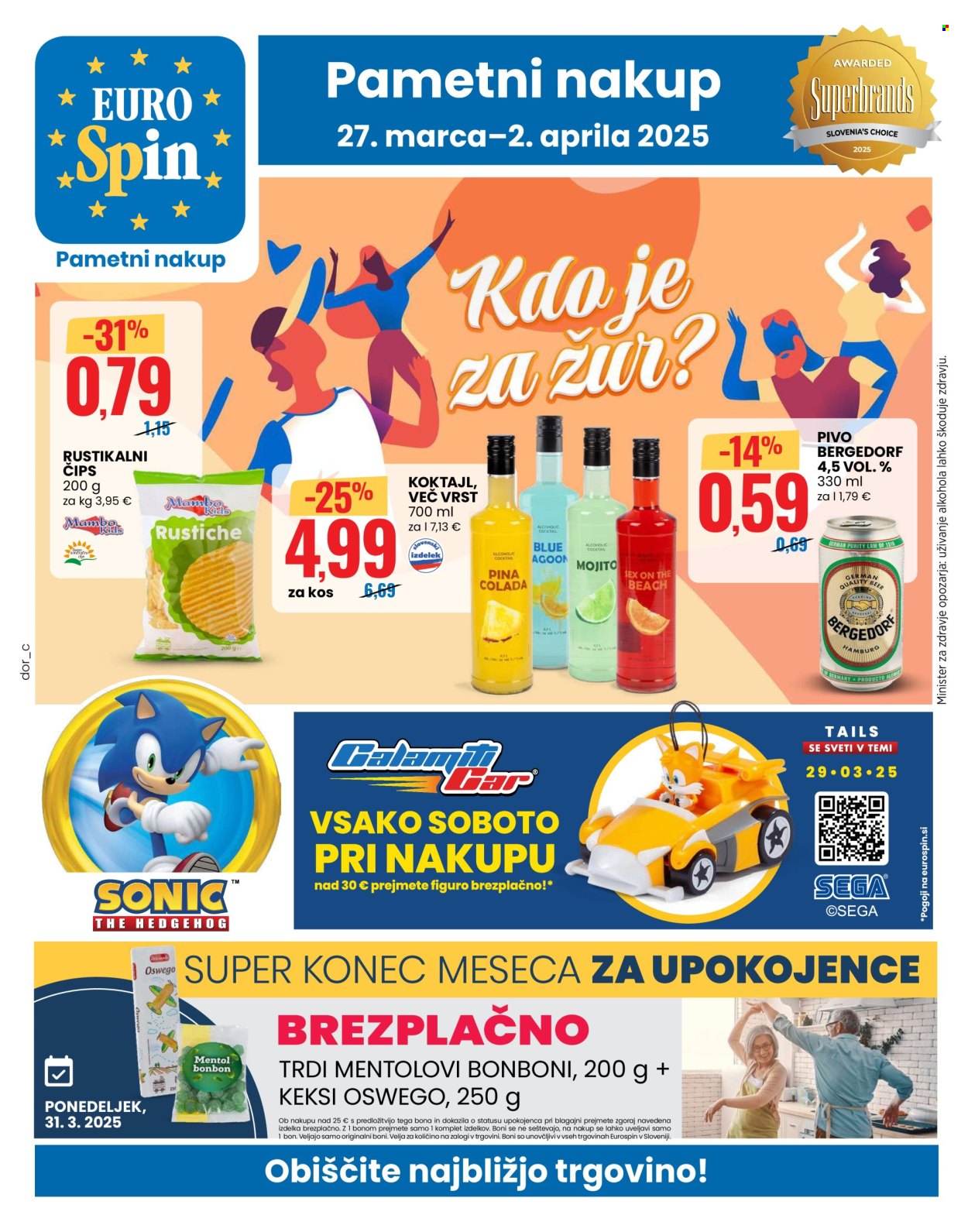 EuroSpin katalog - 27.3.2025 - 2.4.2025. Stran 1