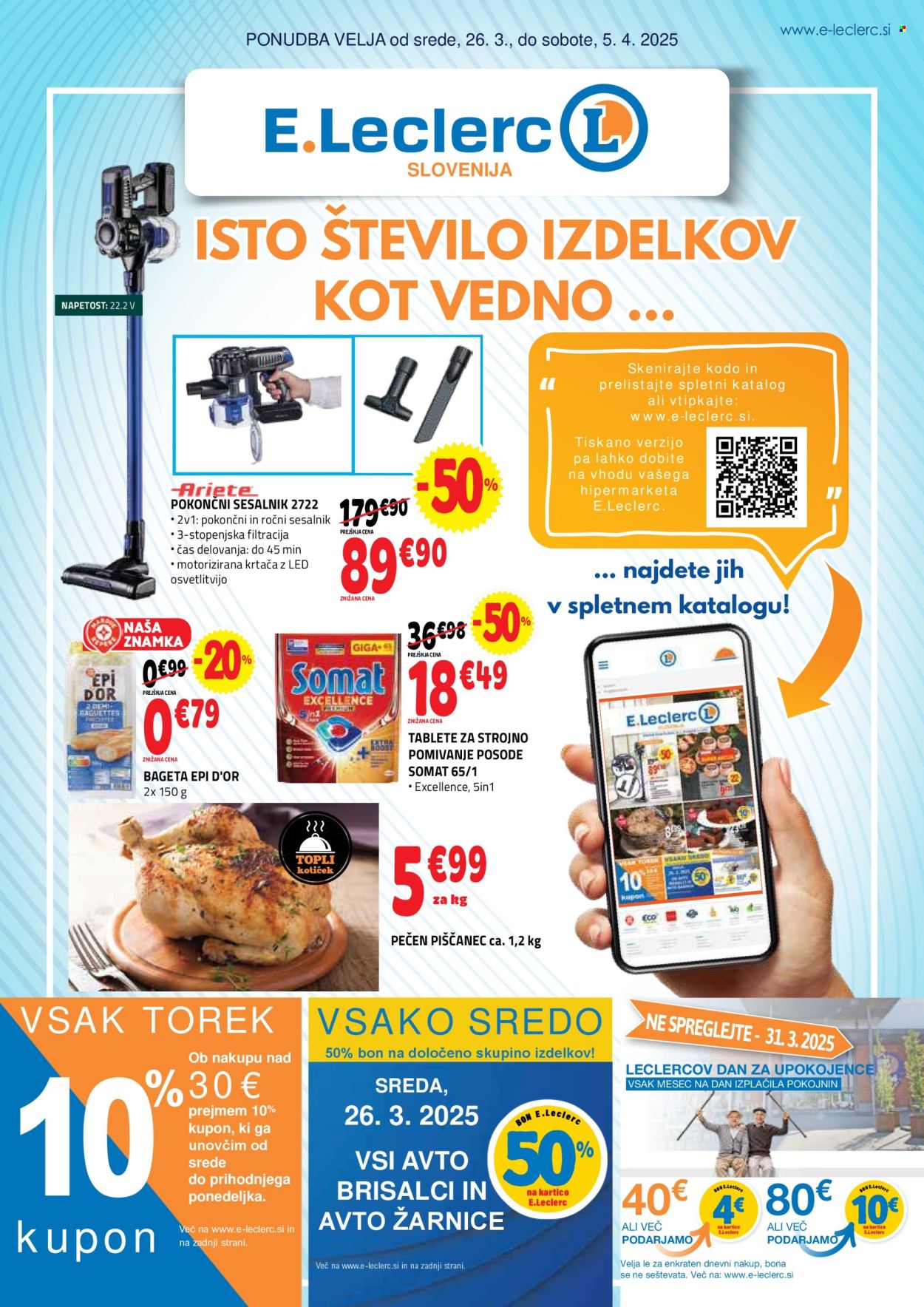 E.Leclerc katalog - 26.3.2025 - 5.4.2025. Stran 1