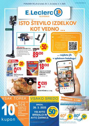 E.Leclerc katalog - 26.3.2025 - 5.4.2025.