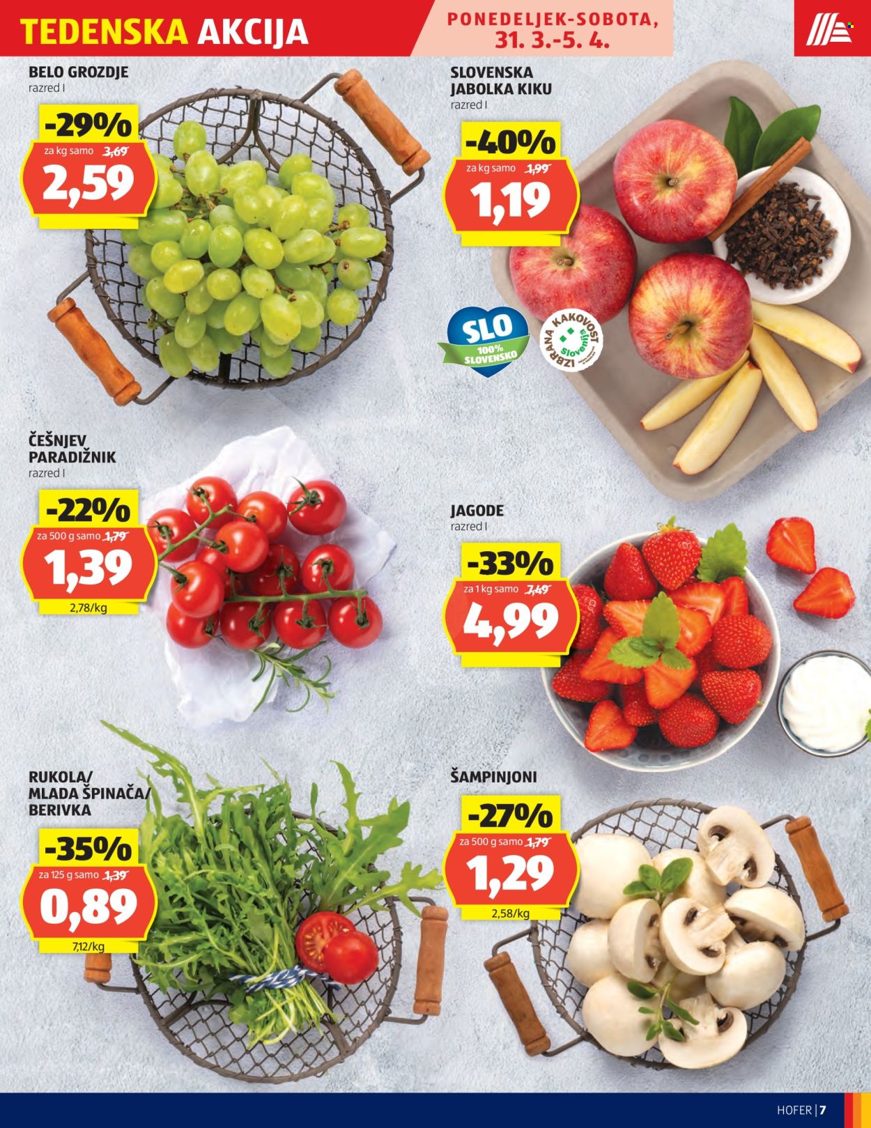Hofer katalog - 27.3.2025 - 5.4.2025. Stran 7