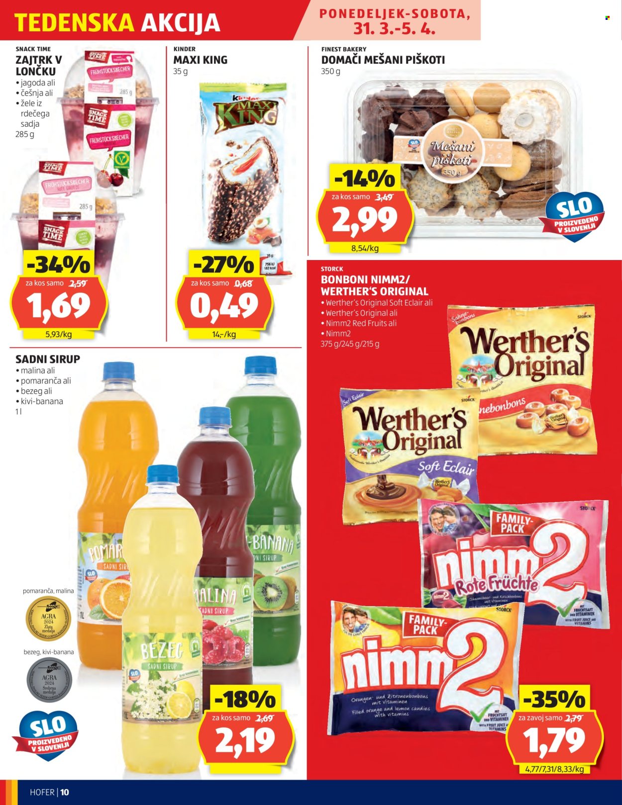 Hofer katalog - 27.3.2025 - 5.4.2025. Stran 10