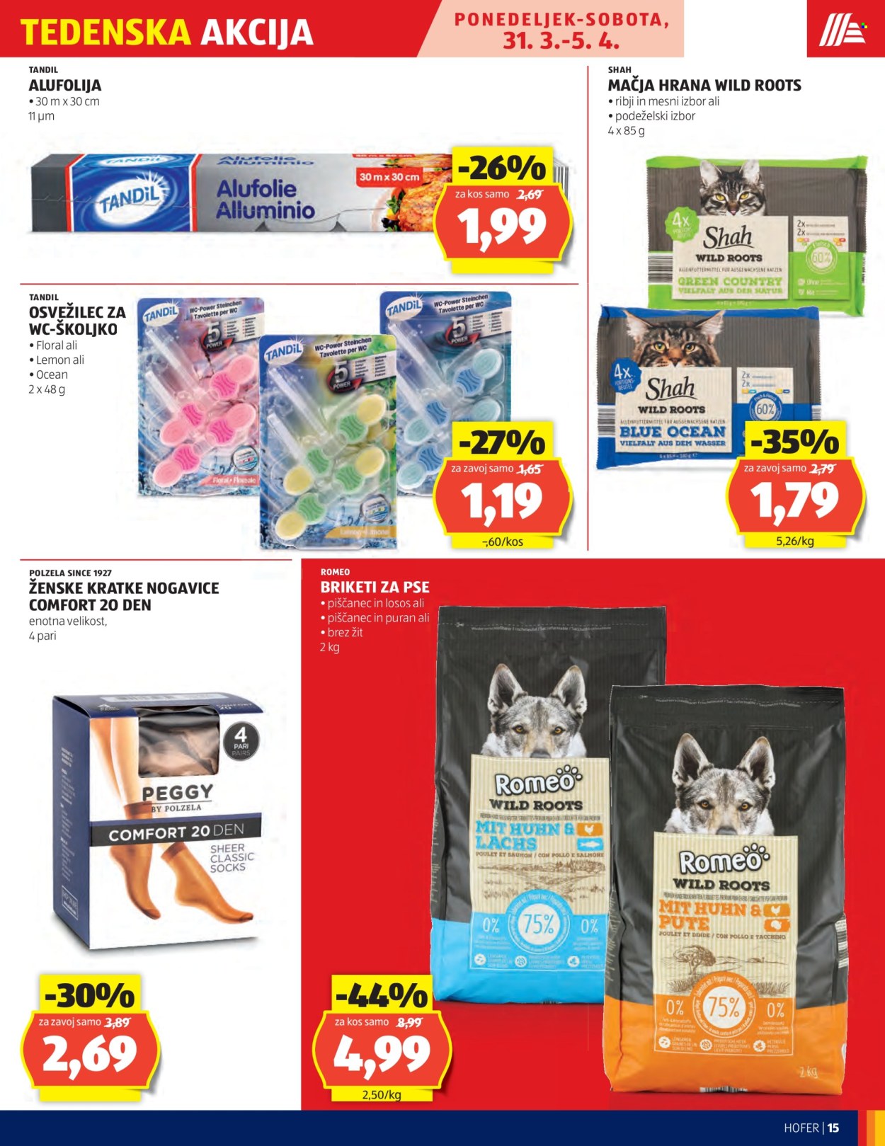 Hofer katalog - 27.3.2025 - 5.4.2025. Stran 15