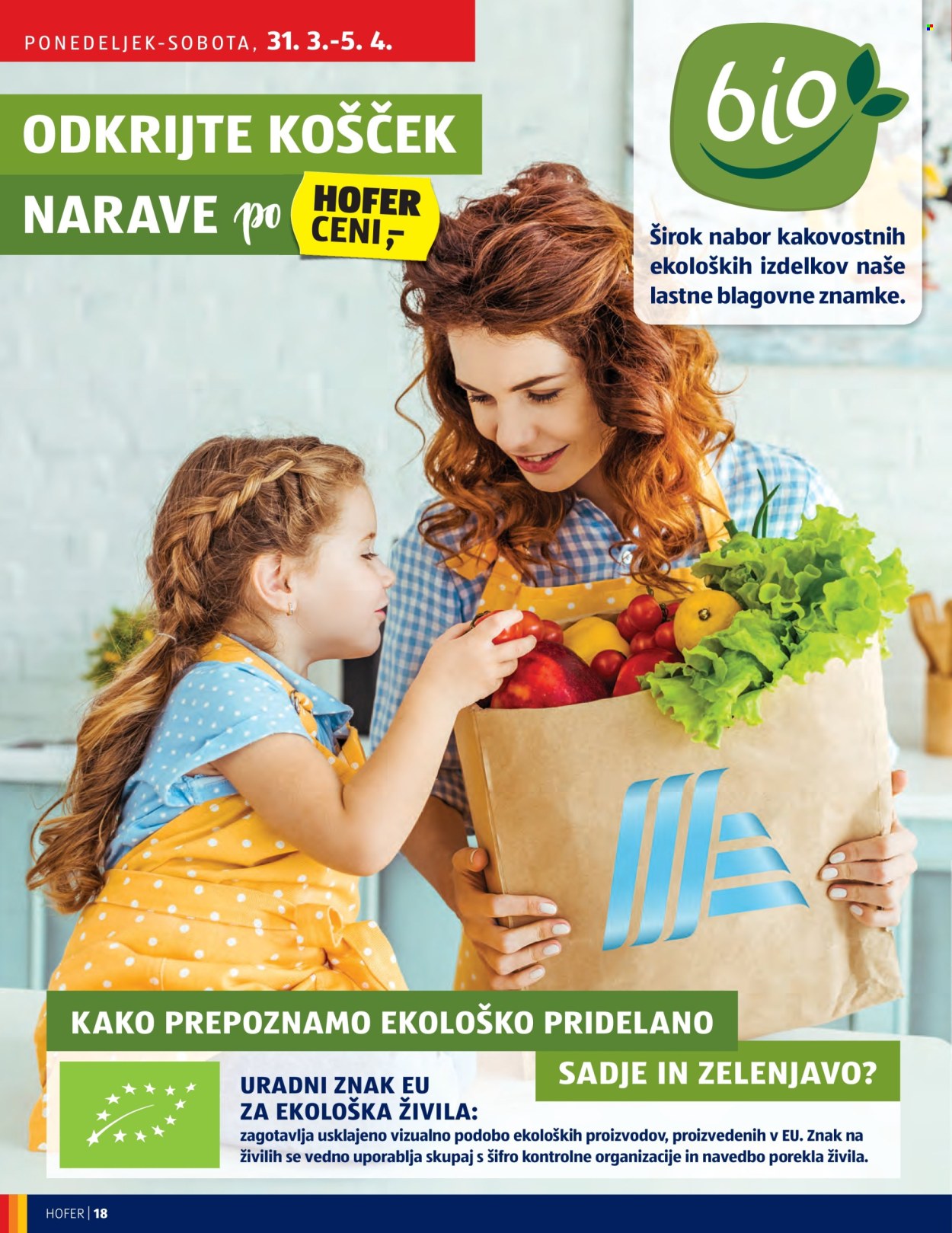 Hofer katalog - 27.3.2025 - 5.4.2025. Stran 18