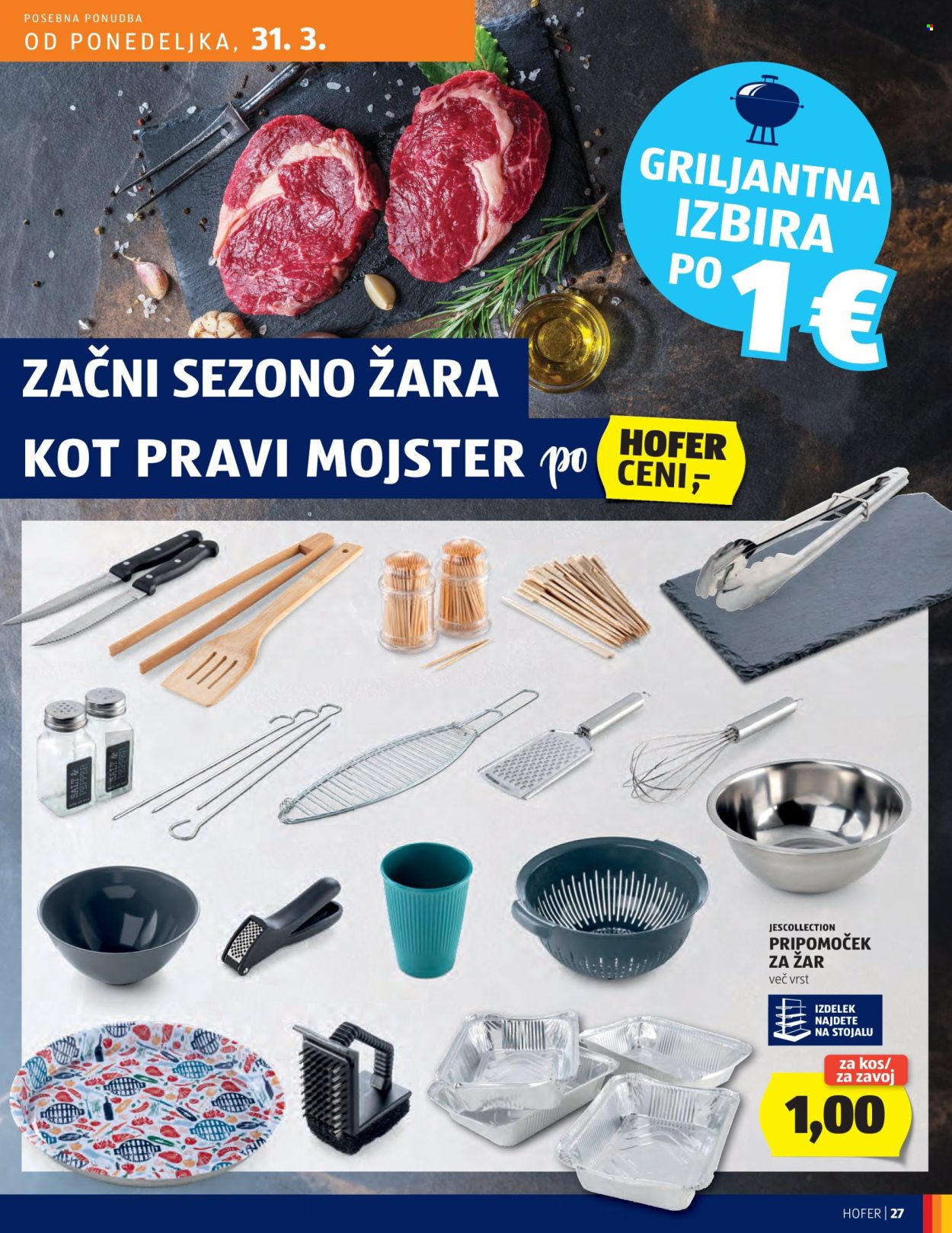 Hofer katalog - 27.3.2025 - 5.4.2025. Stran 27